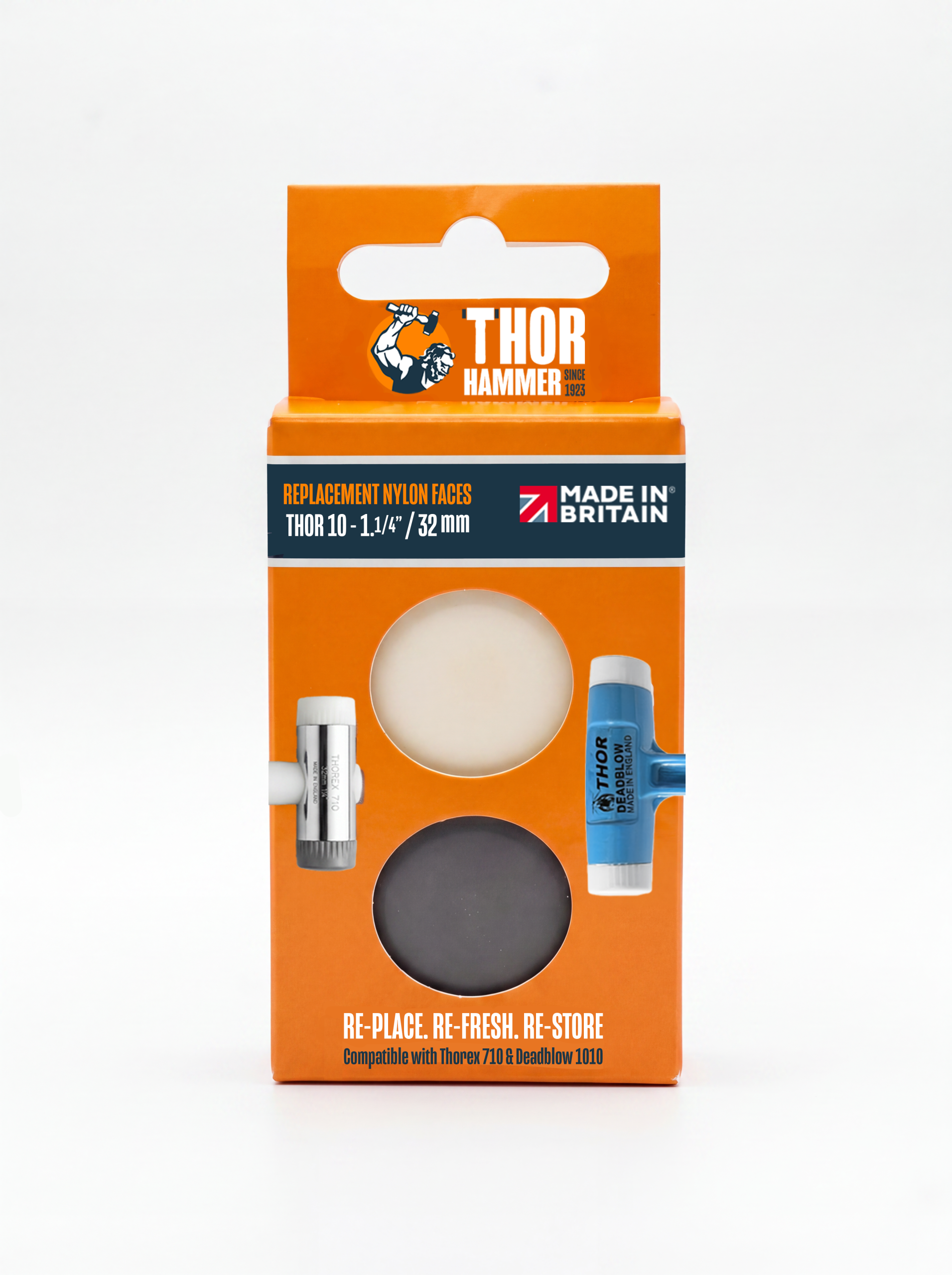 Thor 10 Replacement Grey/ white Nylon Faces